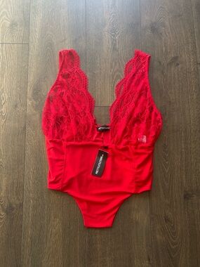 PrettyLittleThing Lace Corset Tank Top